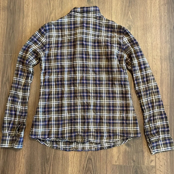 James Perse | Plaid Button Down Shirt - Picture 5 of 8
